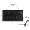 Hastings Home Hastings Home Neon Happy Hour Sign - LED Light 834835UQF